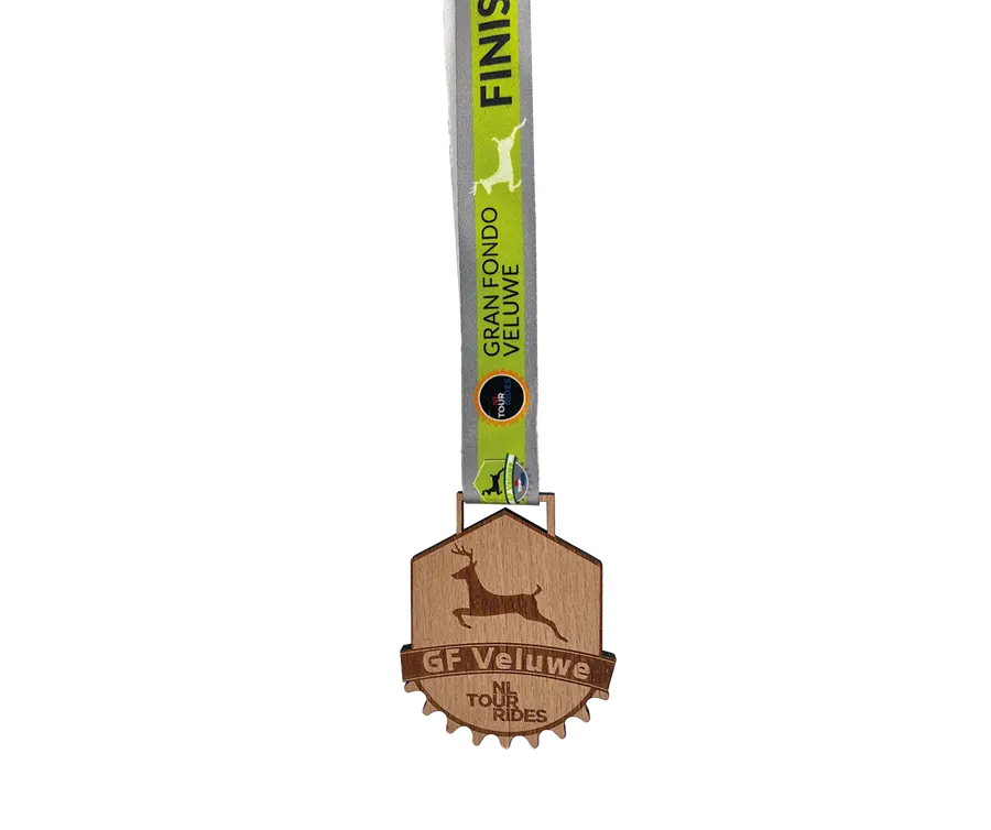 Medalha TMS113: Madeira 5mm c/ gravação a laser