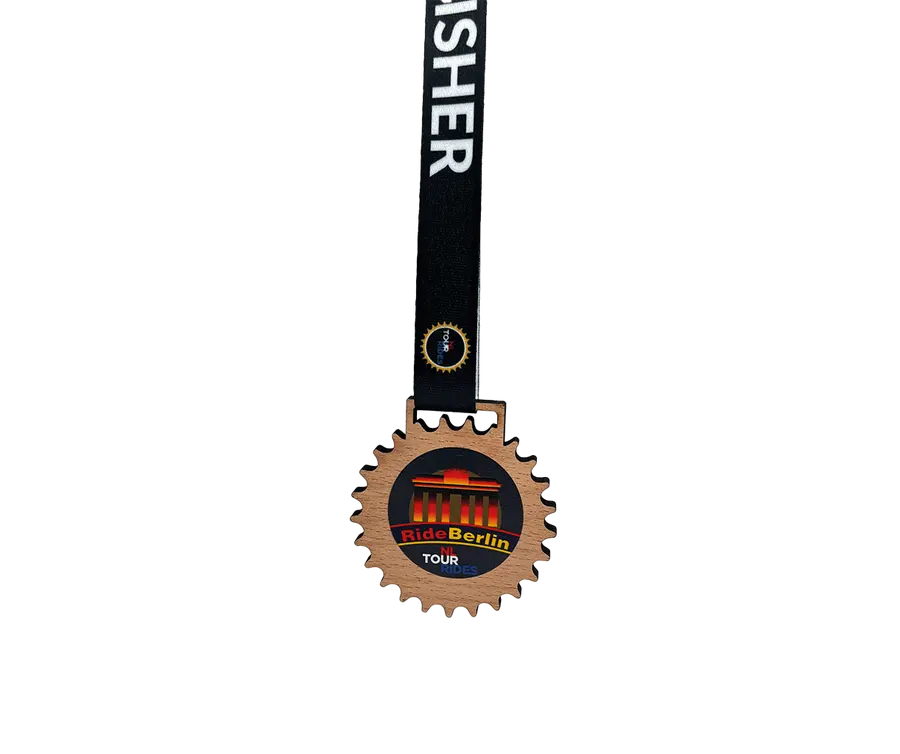 Medalha TMS202: Madeira 5mm c/ impressão