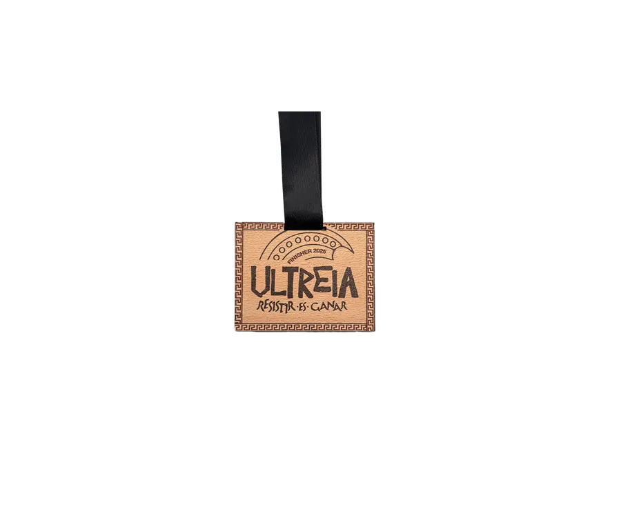 Medalha TMS206: Madeira 5mm c/ impressão