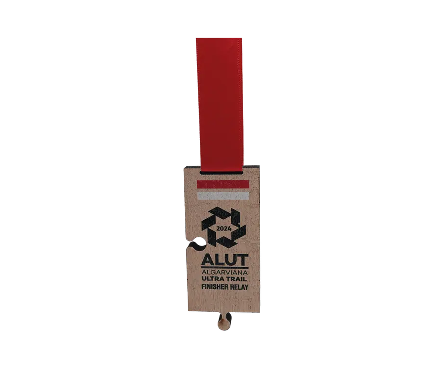 Medalha TMS208: Madeira 5mm c/ impressão