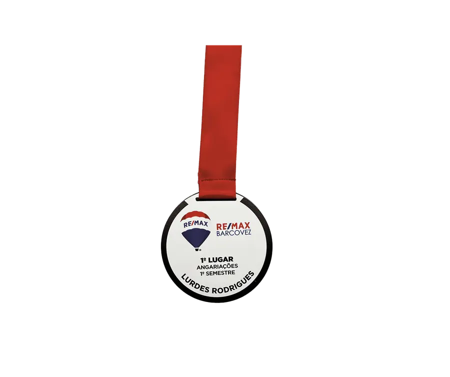 Medalha TMS212: Madeira 5mm c/ impressão