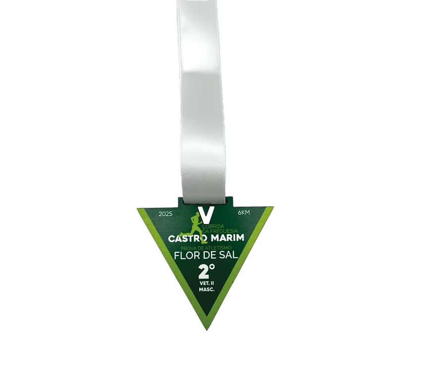 Medalha TMS221: Madeira 5mm c/ impressão