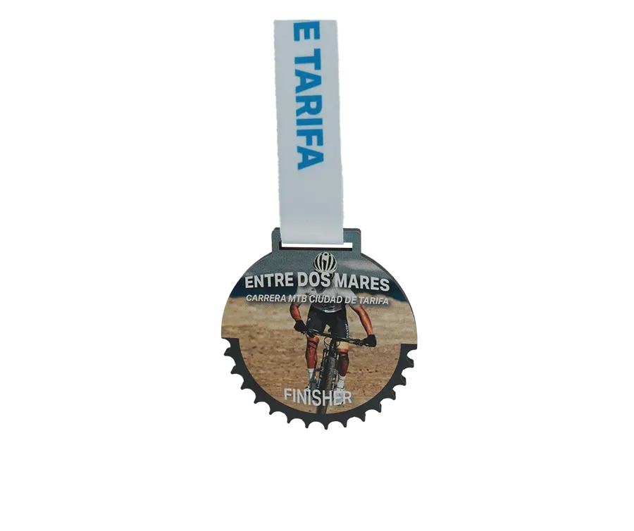 Medalha TMS222: Madeira 5mm c/ impressão