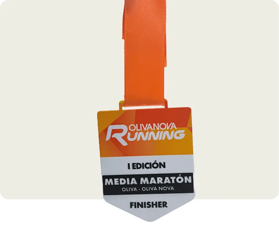 Medalha TMS305: Metal 2mm c/ impressão