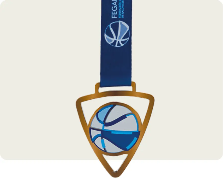 Medalha TMS307: Metal 2mm c/ impressão