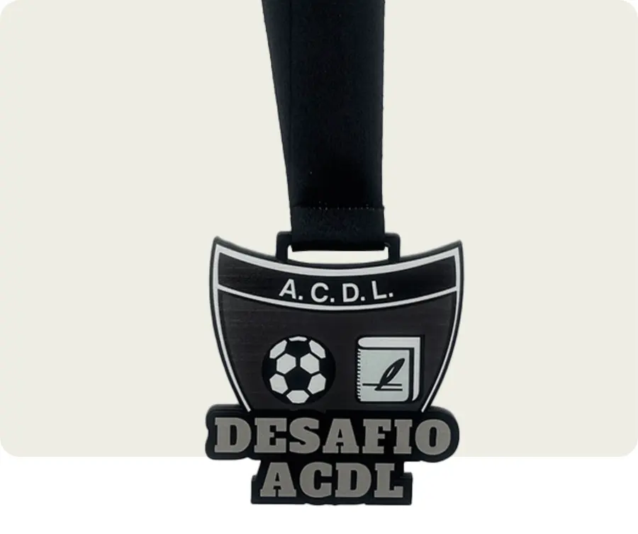 Medalha TMS310: Metal 2mm c/ impressão