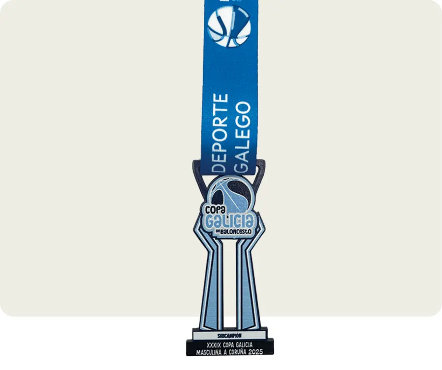 Medalha TMS313: Metal 2mm c/ impressão