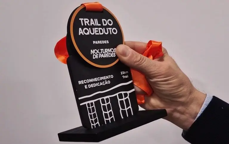 SHOWCASE: O TROFÉU-MEDALHA DO TRAIL DO AQUEDUTO