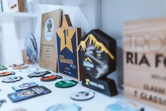 MEDALHAS E TROFÉUS À MEDIDA DO SEU ORÇAMENTO